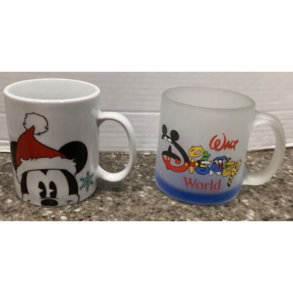 2 ~ Disney Mickey Mouse Coffee Cups (Walt Disney World & Zak!) - Picture 1 of 11